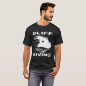 T-shirt cliff diving Sunset or Cliff Jumping or High Divin (Devant entier)