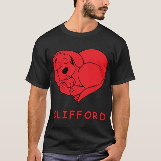 T-shirt Clifford The Big Red Dog Classic (Devant)