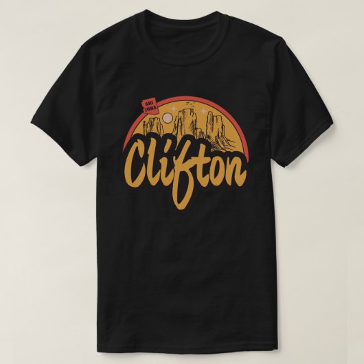 T-shirt Clifton, Arizona (Design devant)
