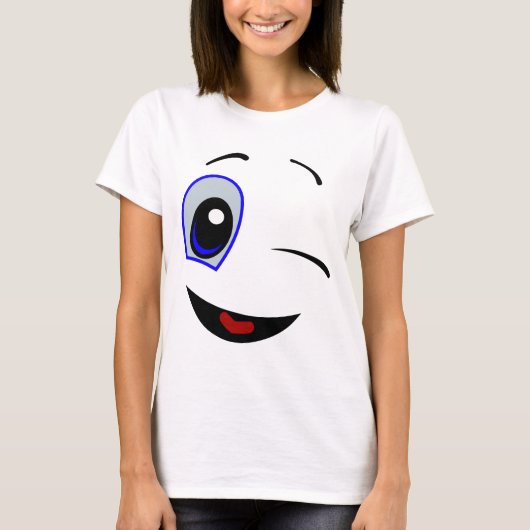 T-shirt Cligner de l'oeil (Devant)