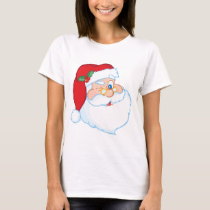 T-shirt Cligner de l'oeil du père noël