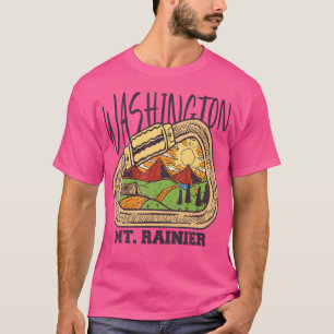 T-shirt Climat Washington Mont Rainier Natur