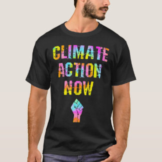 T-shirt Climate action Fight global warming Tie dye Save t