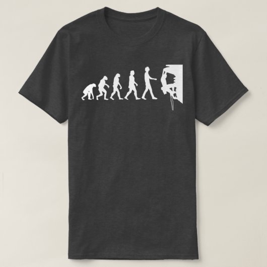 T-shirt Climber Boulder Evolution Escalade Sport (Design devant)