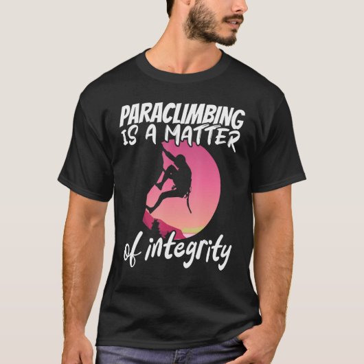 T-shirt Climber Rock Climbing Matter of integrity Boulderi (Devant)