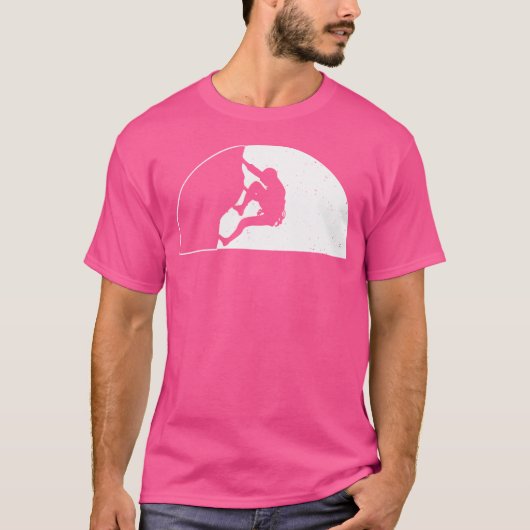 T-shirt Climber Sport Climbing Bouldering (Devant)