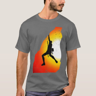 T-shirt Climber Sunset Gift Rock Escalade