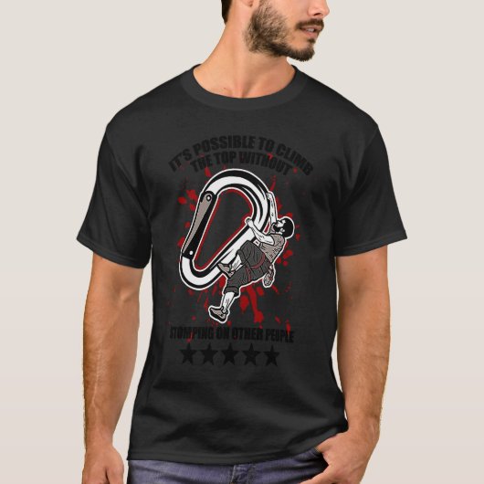T-shirt Climbing, bouldering, climbering, rock climbing 1 (Devant)