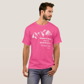 T-shirt Climbing Mountain Rock Climber For Men (Devant entier)