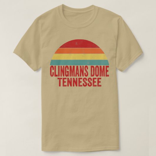T-shirt Clingmans Dome Tennessee (Design devant)