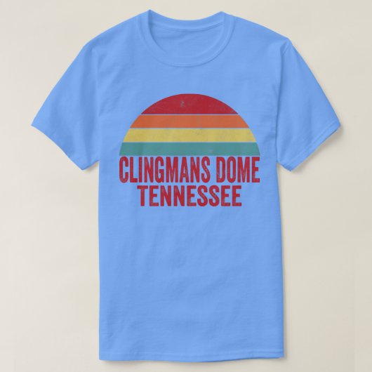 T-shirt Clingmans Dome Tennessee (Design devant)