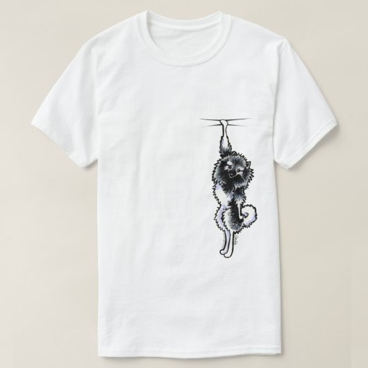 T-shirt Clingy Keeshond (Design devant)