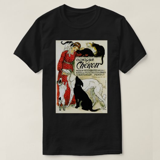 T-shirt CLINIQUE CHERON Clinique animale par Theophile Ste (Design devant)