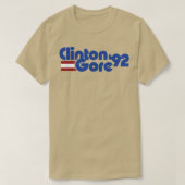 T-shirt Clinton Gore 1992 (Design devant)