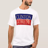 T-shirt Clinton Gore 96 (Devant)