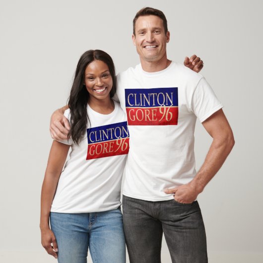 T-shirt Clinton Gore 96 (Unisexe)