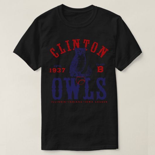 T-shirt Clinton Owls (Design devant)