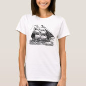 T-shirt Clipper - Noir (Devant)