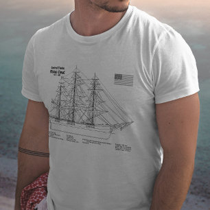 T-shirt Clipper Ship Floud - Plan d'expédition SD