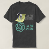 T-shirt Clippy Dans Les Feuilles Conversation GPT Dans Les (Design devant)