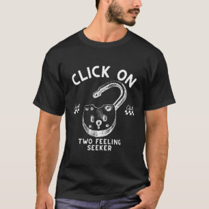 T-shirt Cliquez sur deux chercheurs de sensations