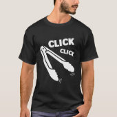 T-shirt Cliquez sur Tongs Bbq Barbecue (Devant)