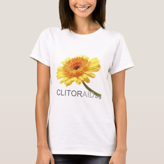 T-shirt Clitoraid.org (Devant)