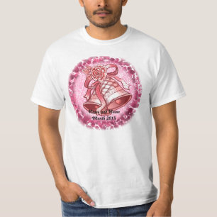 T-shirt cloches de mariage personnalisées