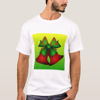 T-shirt Cloches de Noël en noir