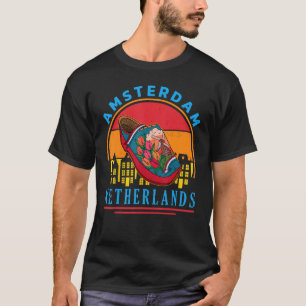 T-shirt Clochettes hollandaises Klomp chaussures Pays-Bas