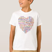 T-shirt Clogger Clogging Word Art (Devant)