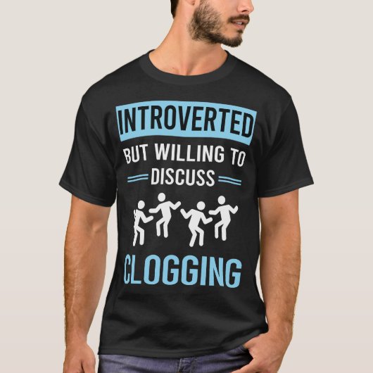 T-shirt Clogging Clog Clogger présenté (Devant)