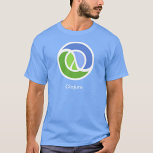 T-shirt Clojure T, grand logo