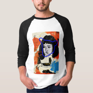 T-shirt Clone abstrait orphelin du noir Mk - projet Léd