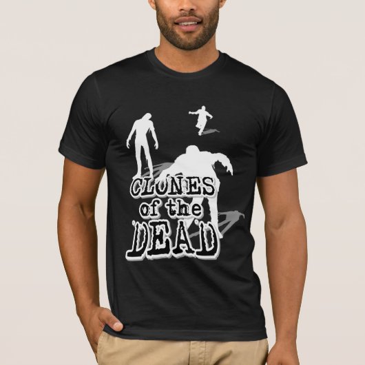 T-shirt Clones du mort (foncé) (Devant)