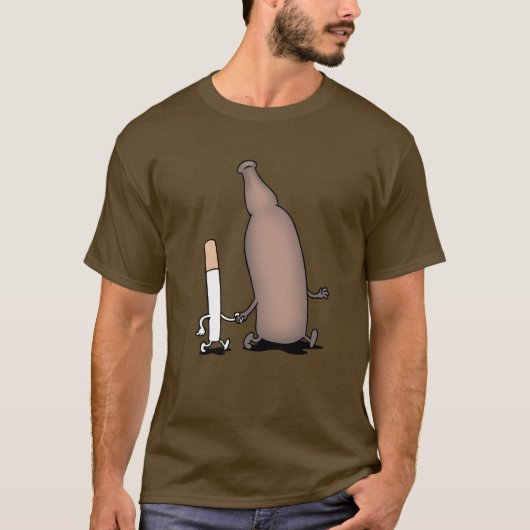 T-shirt Clope-n-Bière (Devant)