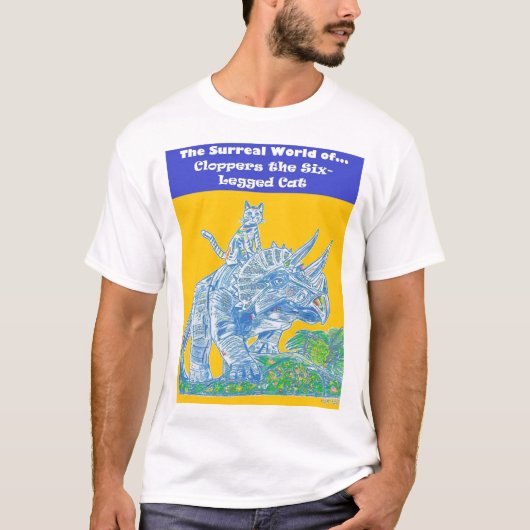 T-Shirt Cloppers le Chat à Six Pattes (Devant)