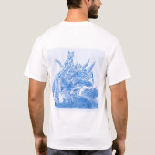 T-Shirt Cloppers le Chat à Six Pattes (Dos)