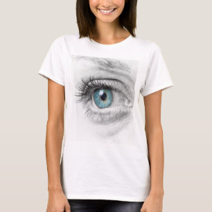 T-shirt Closeuse oculaire humain