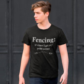 T-shirt Clôture Comment Je Passe Mon Point À Travers Funny