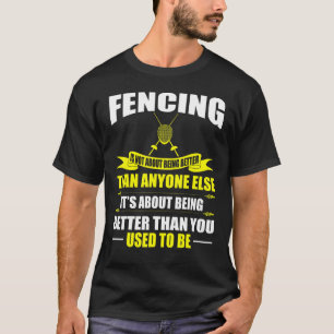 T-shirt Clôture D'Être Meilleure Que Vous Ne L'Étiez Avant