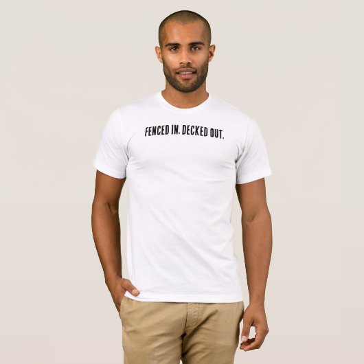 T-shirt Clôturé, Éclaté (Devant entier)