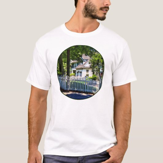 T-shirt Clôture en Piquets Blancs (Devant)