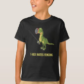 T-shirt Clôture Fencer T-Rex Hates (Devant)