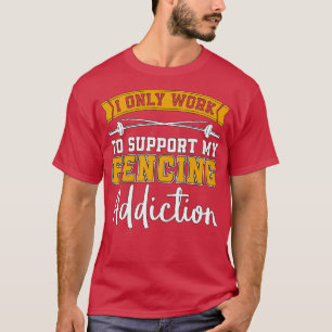T-shirt Clôture I Ne Fonctionne Qu'Aux Longswords Addépend
