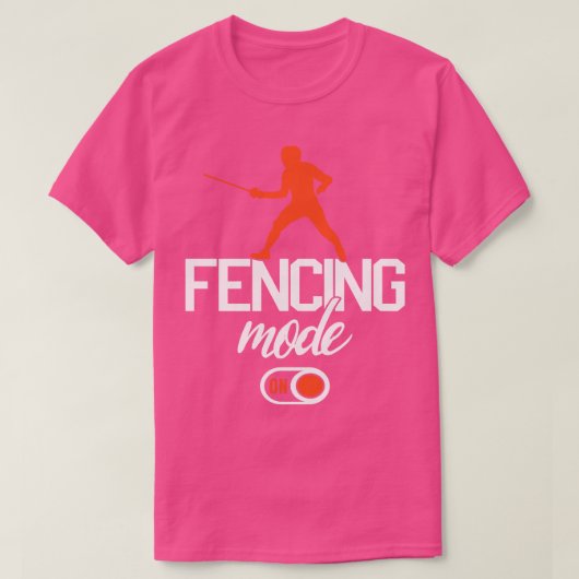 T-shirt Clôture Mode Sport Épées Epee Écrans (Design devant)