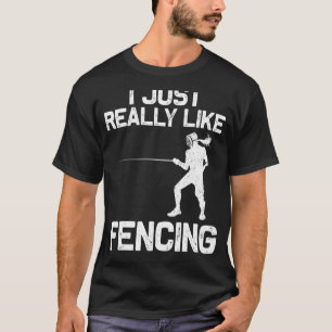 T-shirt Clôture Pour Hommes Femmes Fencer Sword Sports