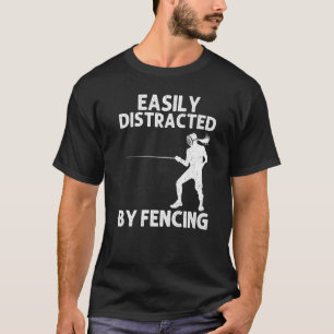 T-shirt Clôture Pour Hommes Femmes Fencer Sword Sports