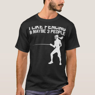 T-shirt Clôture Pour Hommes Femmes Fencer Sword Sports 1