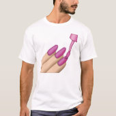 T-shirt Clou rose polonais - Emoji (Devant)